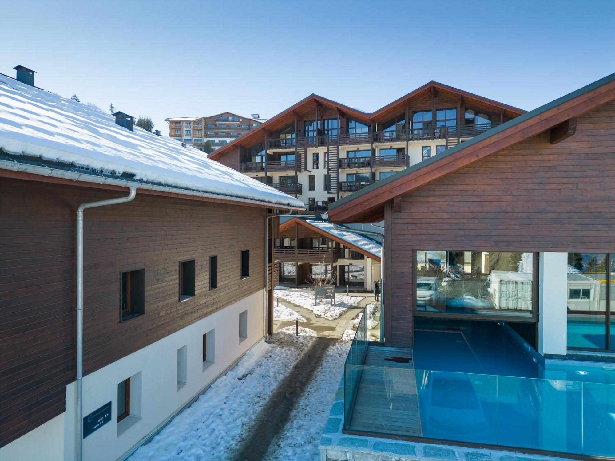 Terresens - Les Roches Blanches Aparthotel Combloux Exterior foto